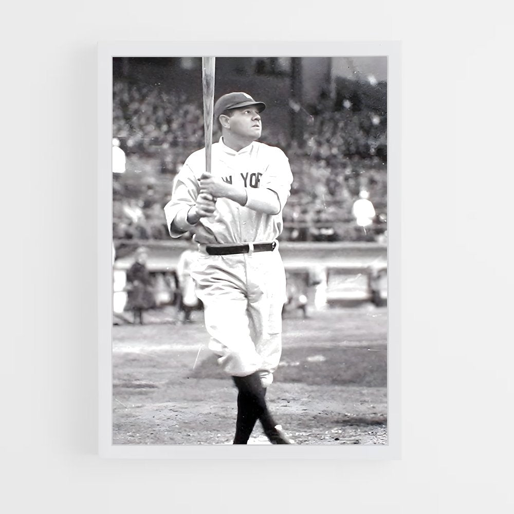 ap-babe ruth-4 cadre Blanc