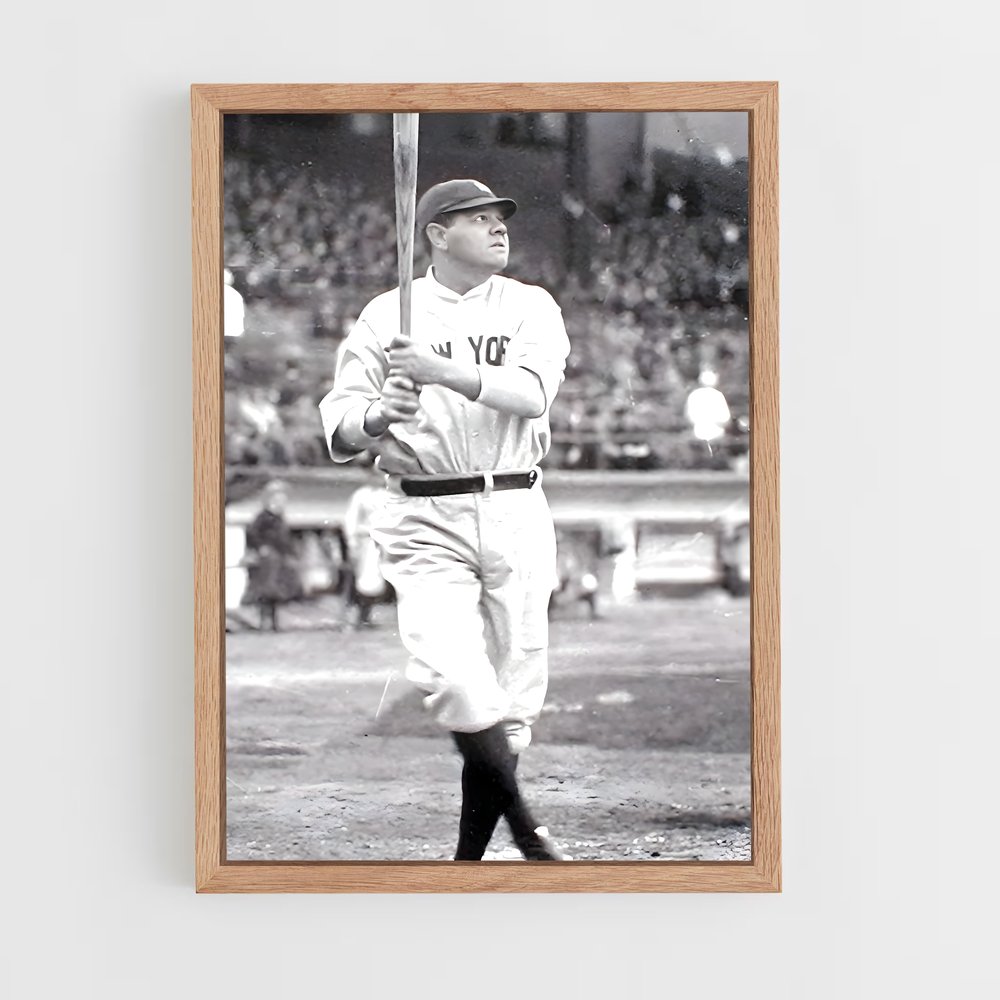 ap-babe ruth-4 cadre Bois clair