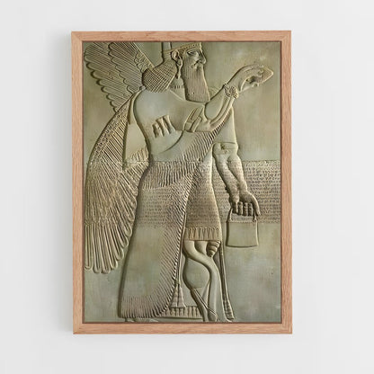 ap-babylonian gods-2 cadre Bois clair