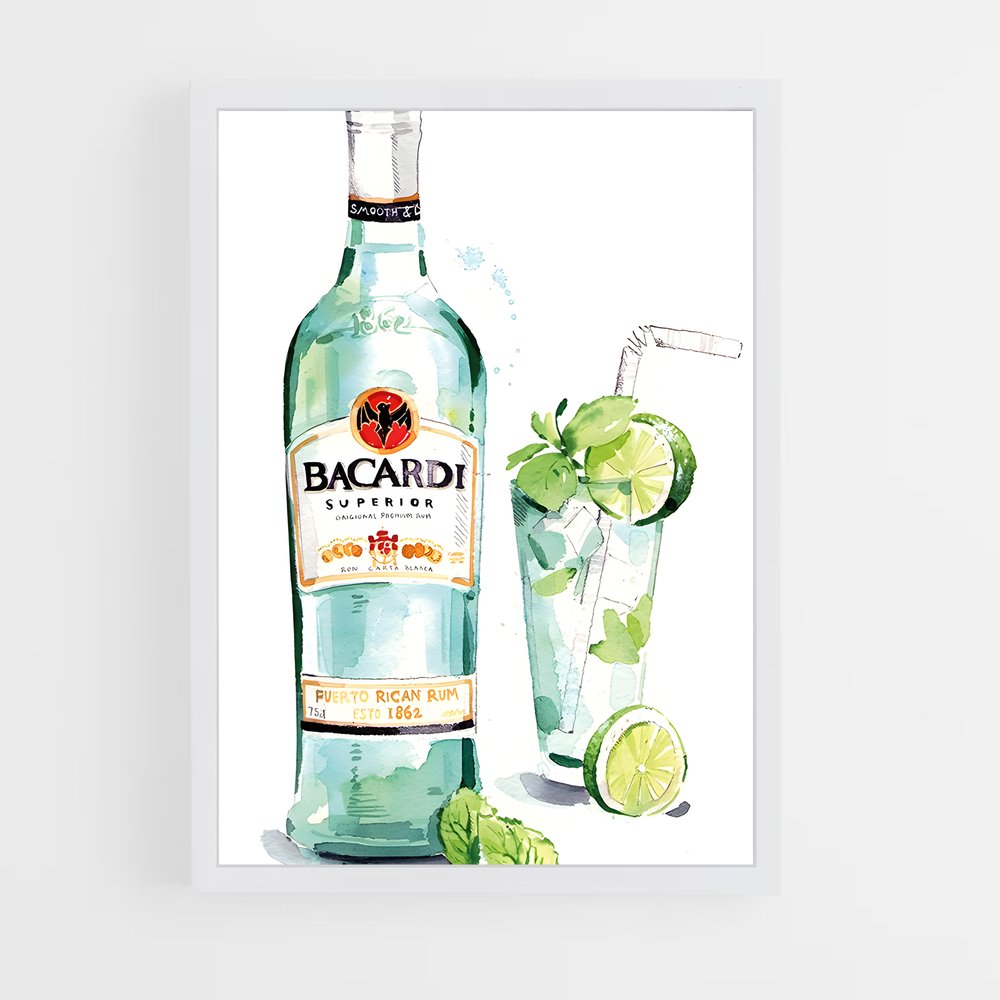 ap-bacardi-8 cadre Blanc