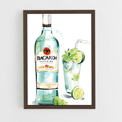 ap-bacardi-8 cadre Bois foncé
