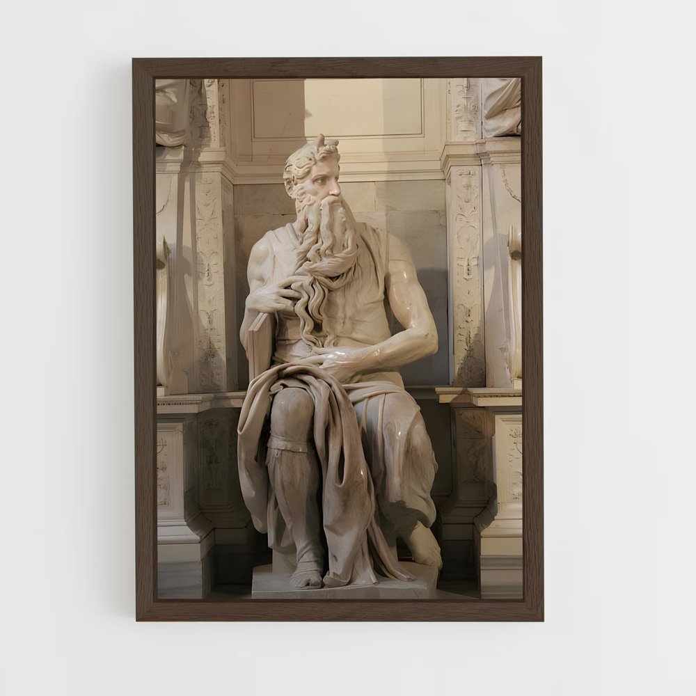 ap-bacchus michelangelo-5 cadre Bois foncé