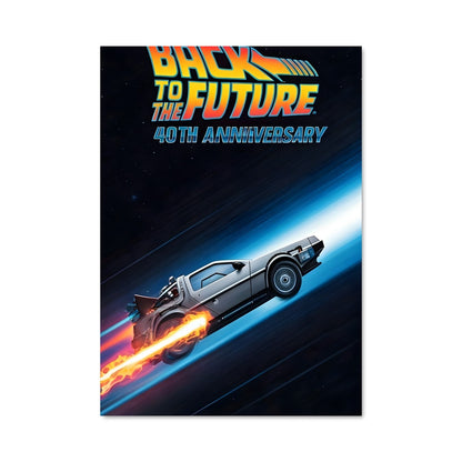 Poster Retour Vers le Futur 40e Anniversaire