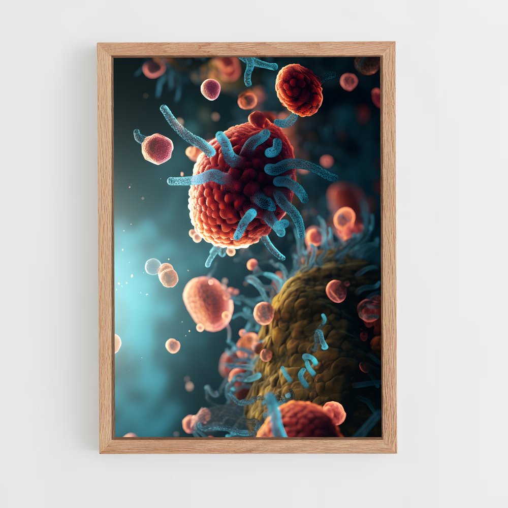 ap-bacteria-2 cadre Bois clair