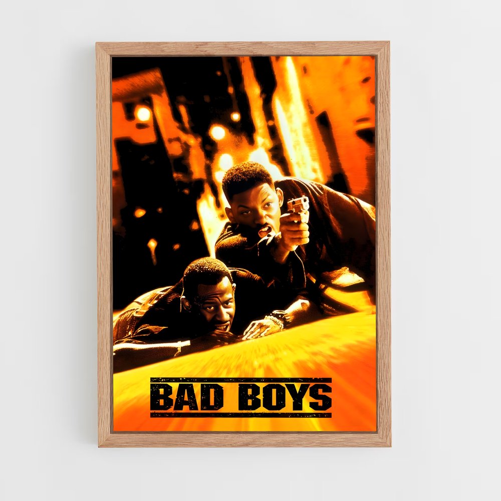 ap-bad boys-4 cadre Bois clair