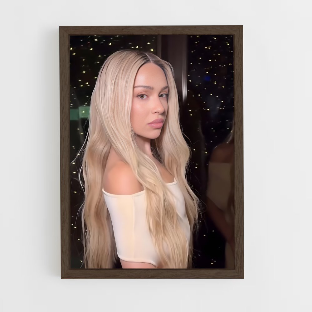ap-bad gyal-5 cadre Bois foncé