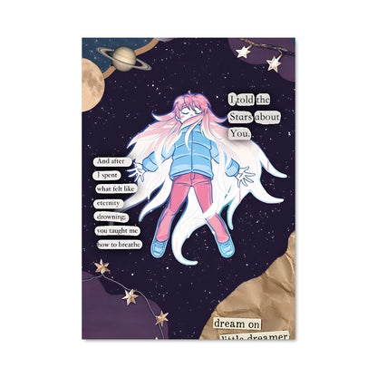 Poster Badeline en Voyage