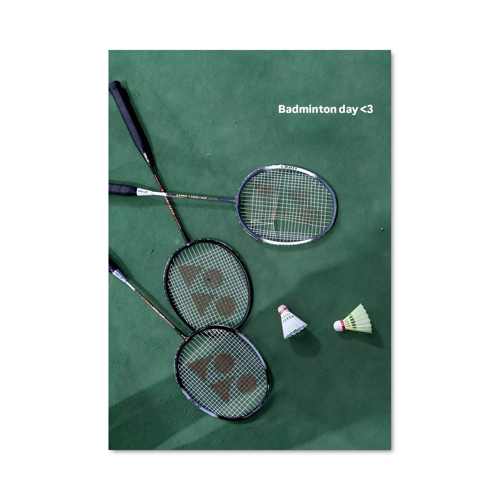 Poster Badminton 68236