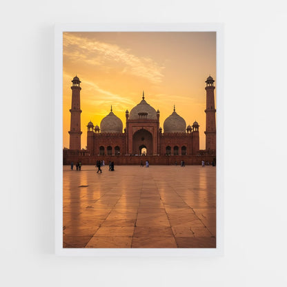 ap-badshahi mosque-2 cadre Blanc