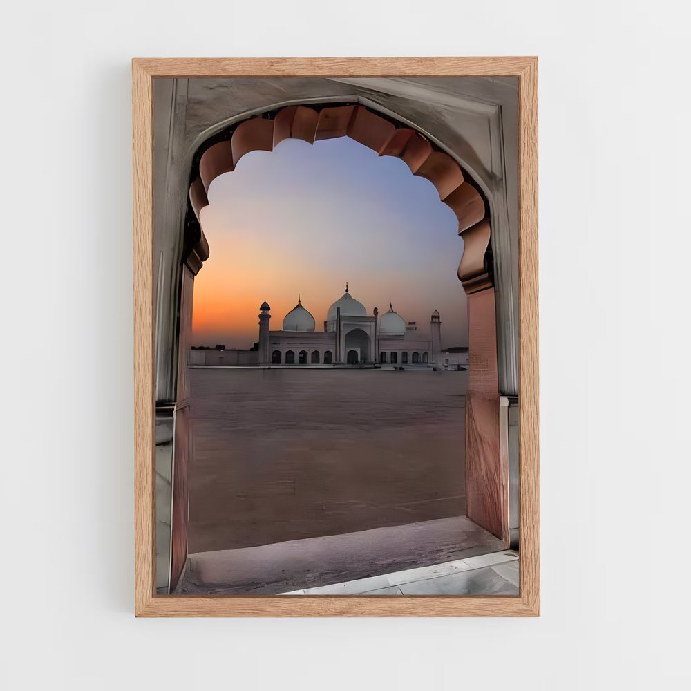 ap-badshahi mosque-5 cadre Bois clair