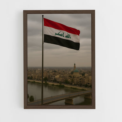 ap-baghdad-10 cadre Bois foncé