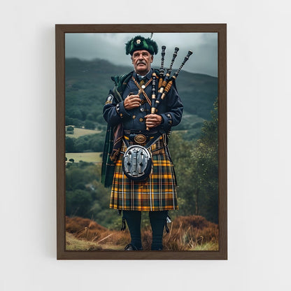 ap-bagpipes-2 cadre Bois foncé