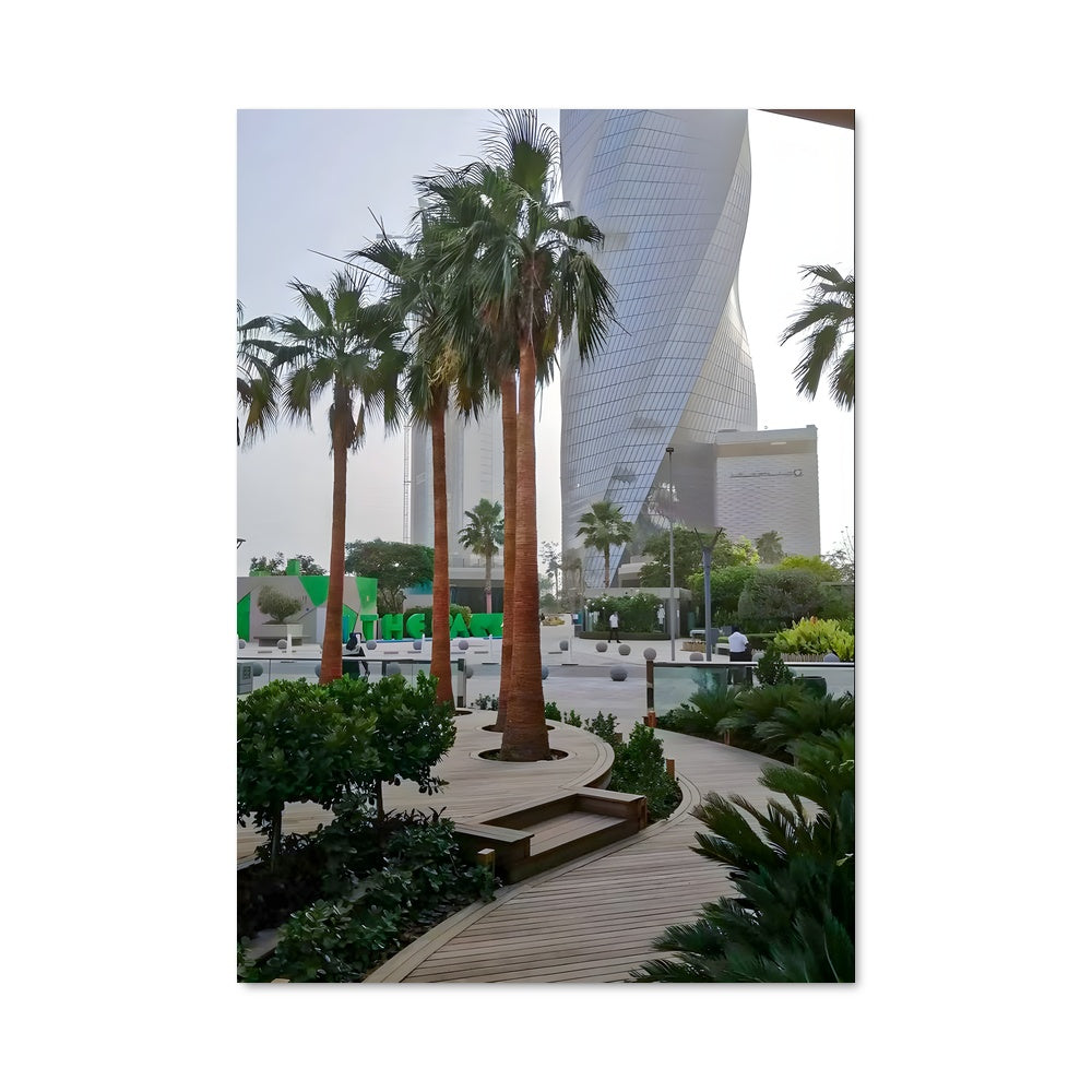 Poster Oasis de Palmier