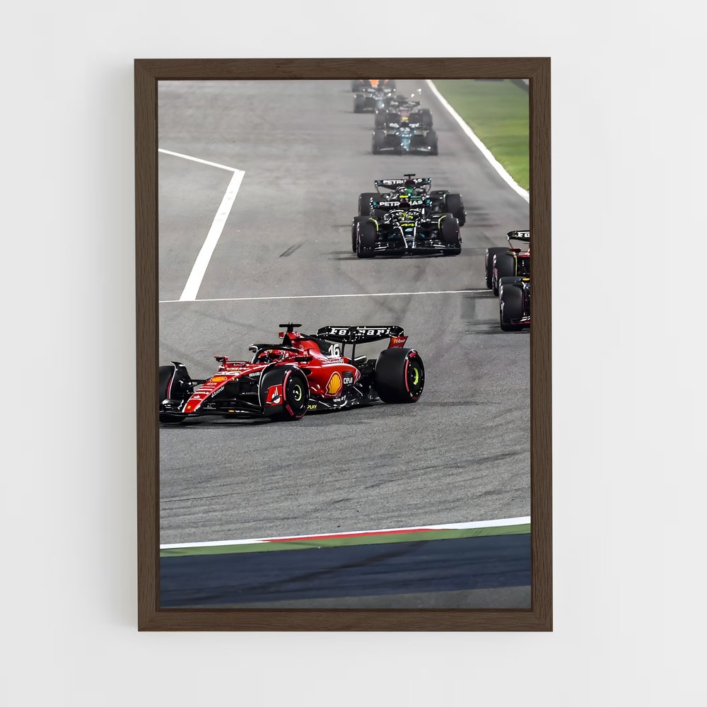 ap-bahrain grand prix-7 cadre Bois foncé