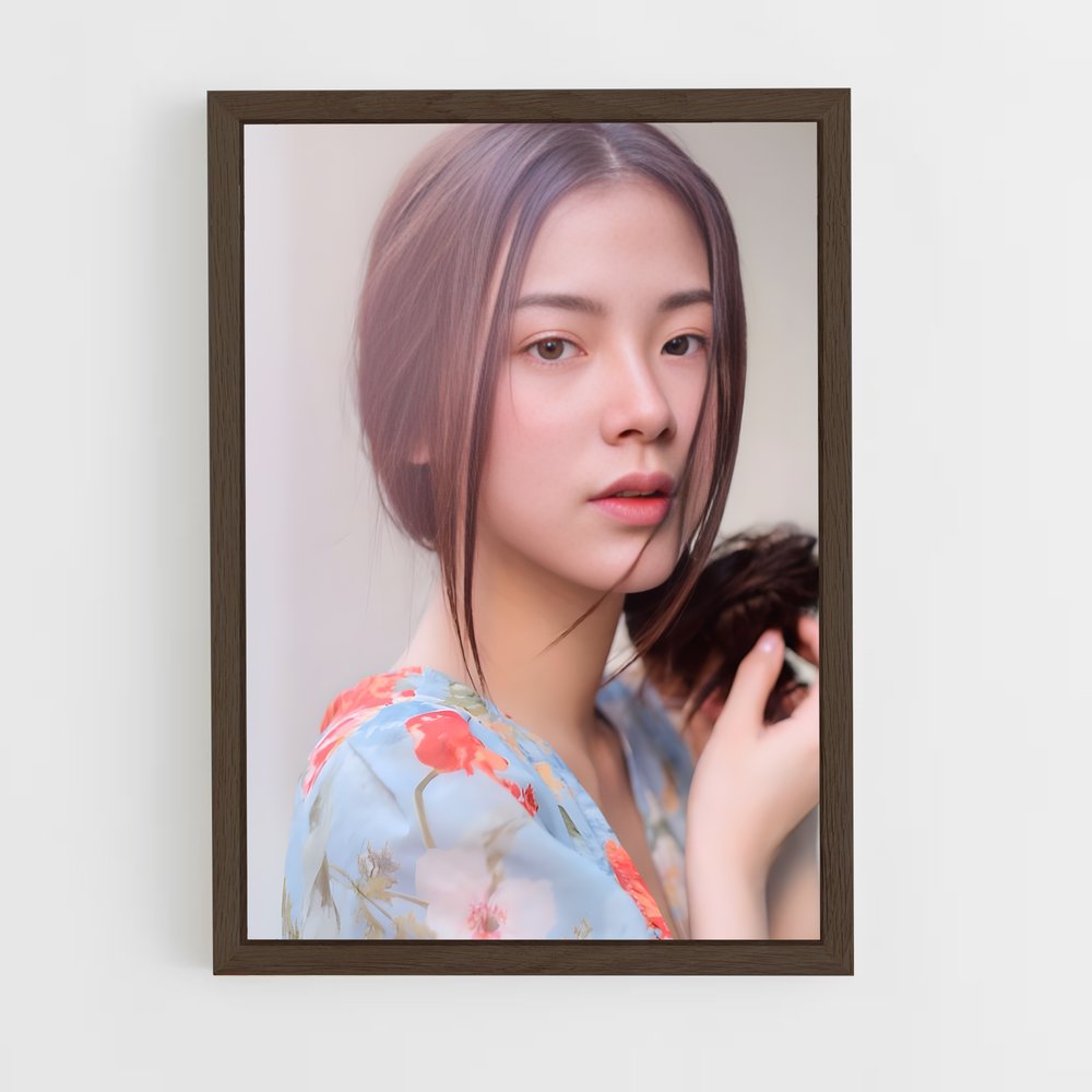 ap-baifern pimchanok-5 cadre Bois foncé