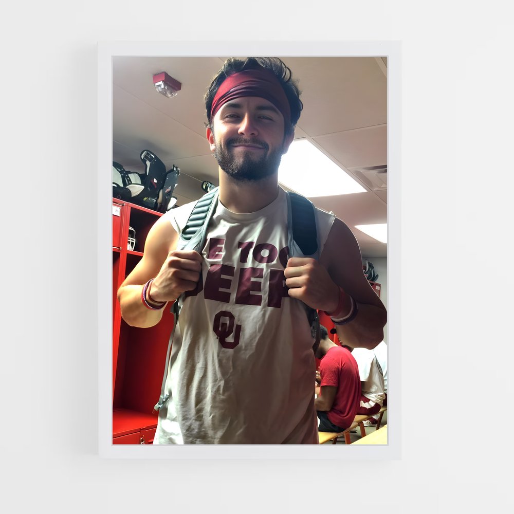 ap-baker mayfield-1 cadre Blanc
