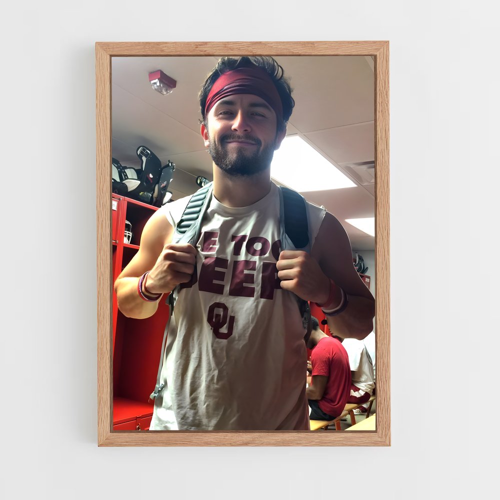 ap-baker mayfield-1 cadre Bois clair