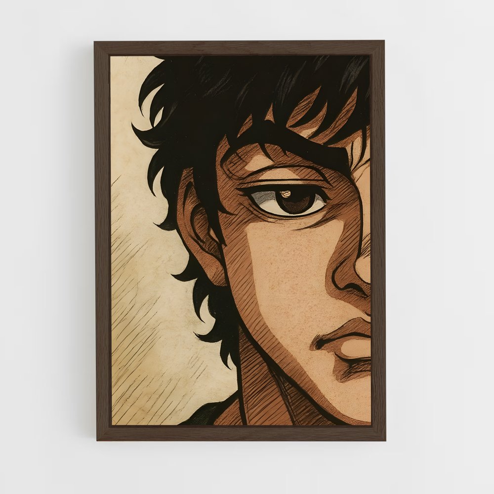 ap-baki-5 cadre Bois foncé