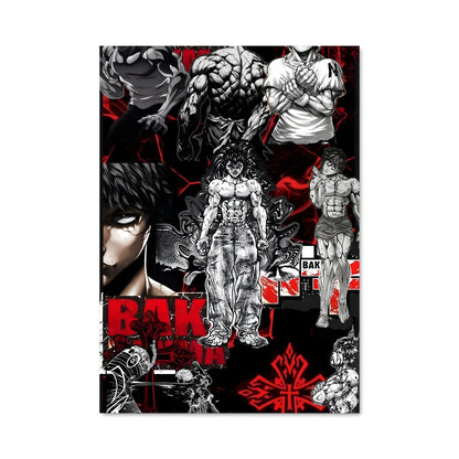 Poster Baki vs Street Fighter