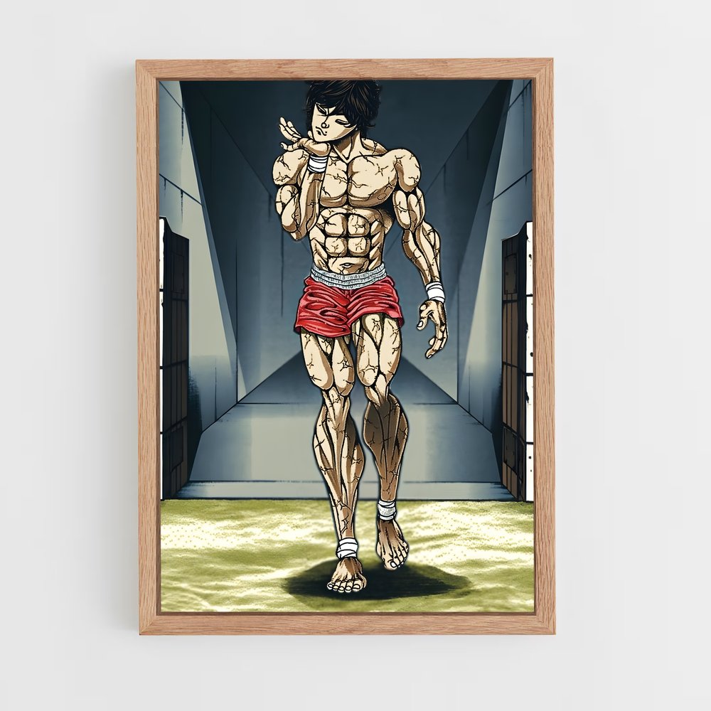 ap-baki hanma-2 cadre Bois clair