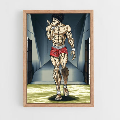 ap-baki hanma-2 cadre Bois clair