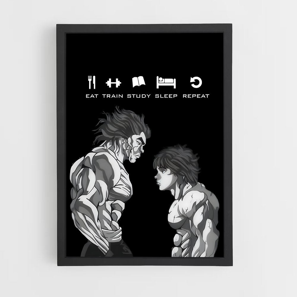 ap-baki hanma-4 cadre Noir