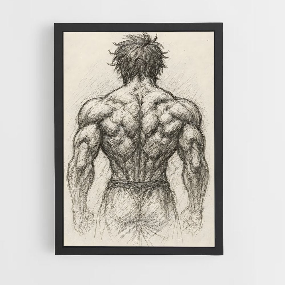 ap-baki hanma-7 cadre Noir