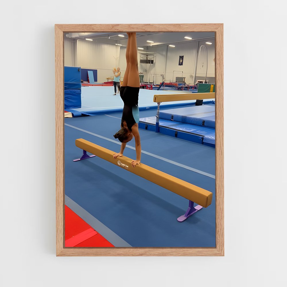 ap-balance beam gymnastics-1 cadre Bois clair