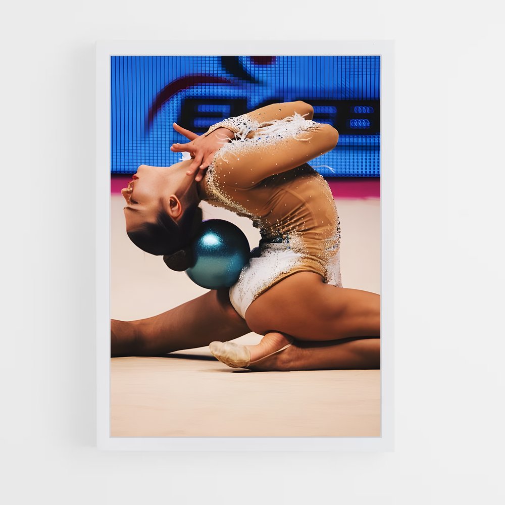 ap-ball rhythmic gymnastics-2 cadre Blanc