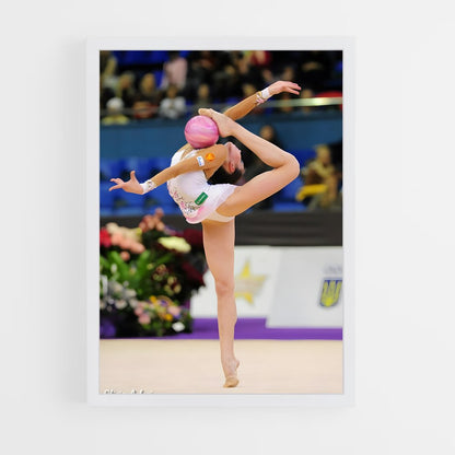 ap-ball rhythmic gymnastics-3 cadre Blanc