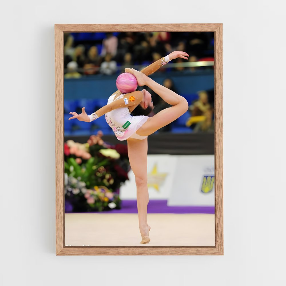 ap-ball rhythmic gymnastics-3 cadre Bois clair