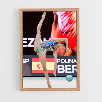 ap-ball rhythmic gymnastics-5 cadre Bois clair