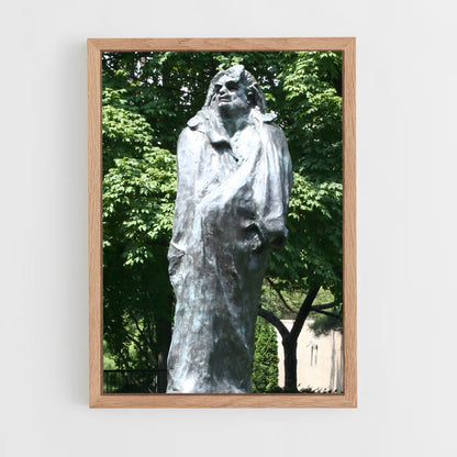 ap-balzac rodin-6 cadre Bois clair