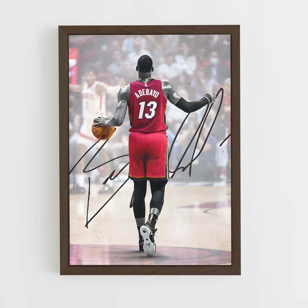 ap-bam adebayo-11 cadre Bois foncé