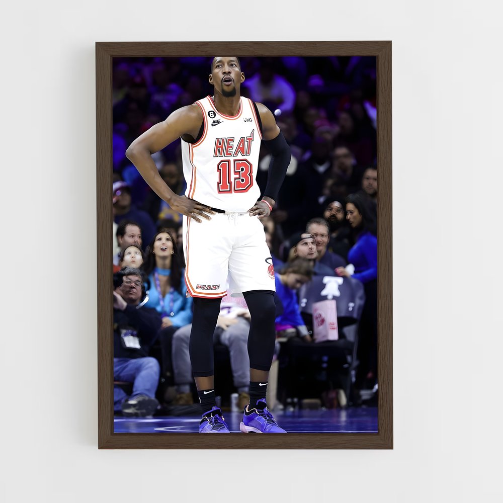 ap-bam adebayo-7 cadre Bois foncé