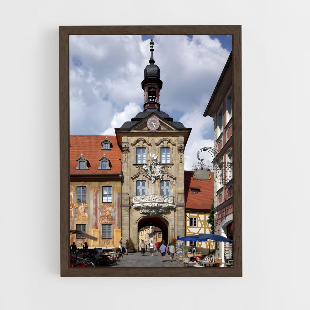 ap-bamberg old town-3 cadre Bois foncé