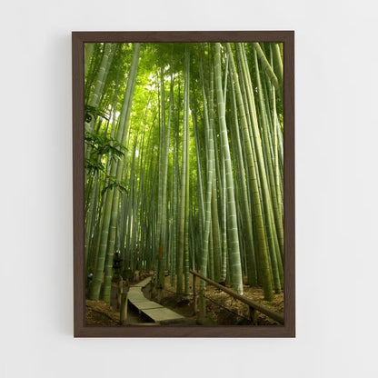 ap-bamboo forest-10 cadre Bois foncé