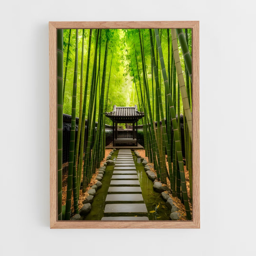ap-bamboo forest-5 cadre Bois clair