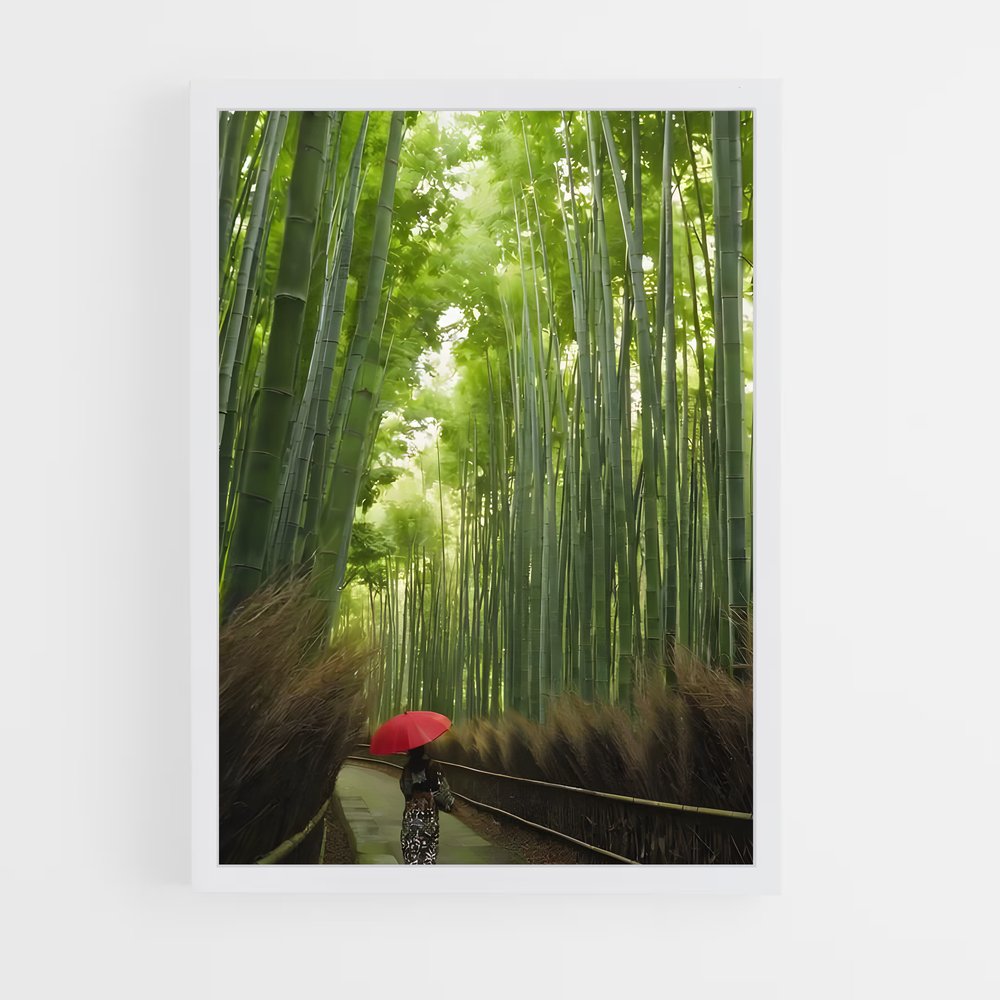 ap-bamboo forest-6 cadre Blanc