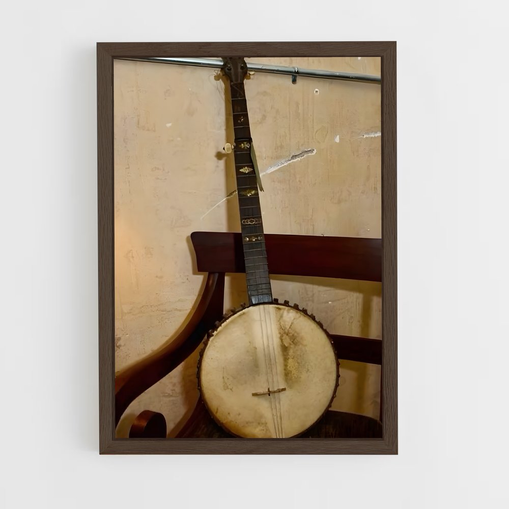 ap-banjo-1 cadre Bois foncé