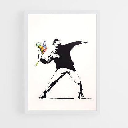 ap-banksy-2 cadre Blanc