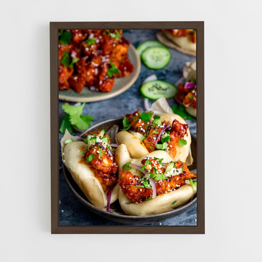 ap-bao bun-4 cadre Bois foncé
