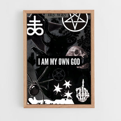 ap-baphomet-6 cadre Bois clair
