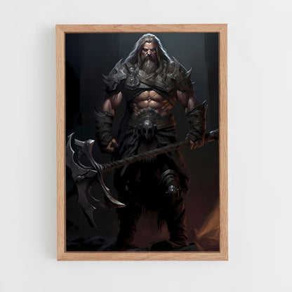 ap-barbarian diablo-3 cadre Bois clair
