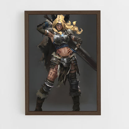 ap-barbarian diablo-4 cadre Bois foncé