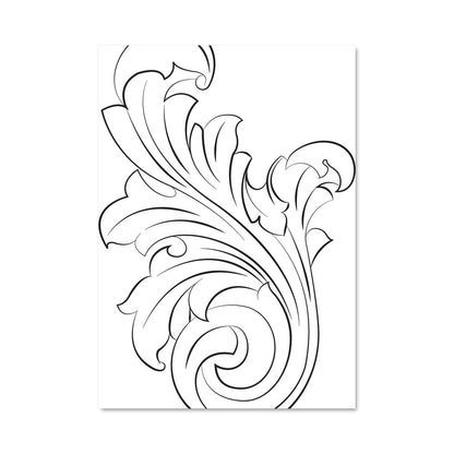 Poster Tourbillon Baroque