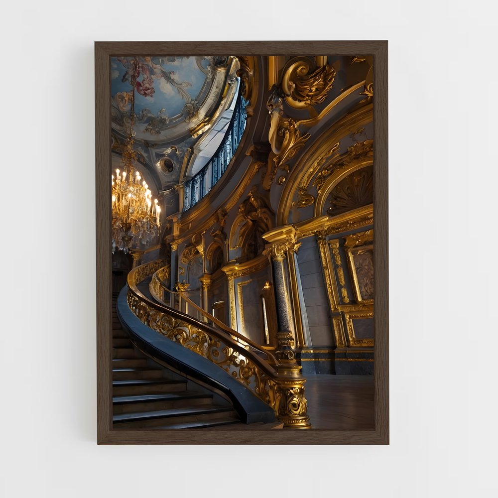 ap-baroque architecture-4 cadre Bois foncé
