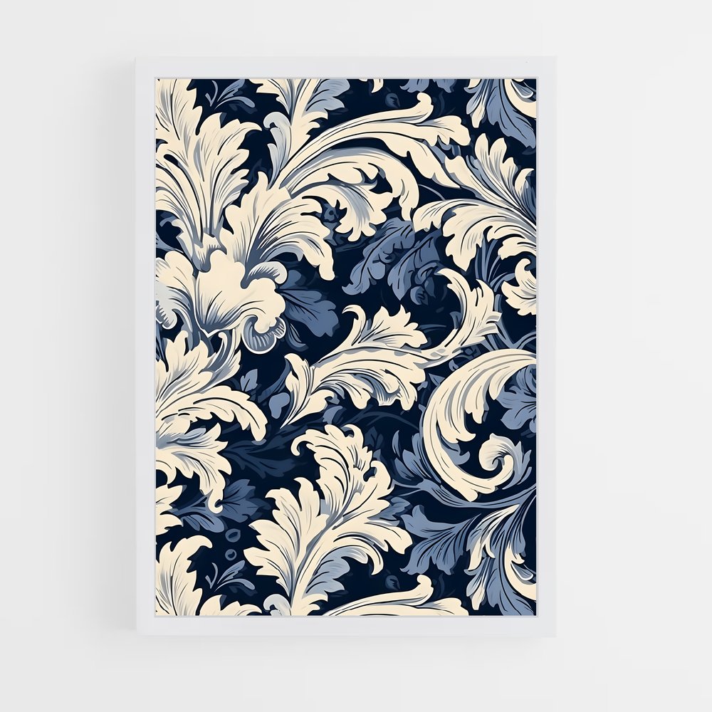 ap-baroque patterns-1 cadre Blanc