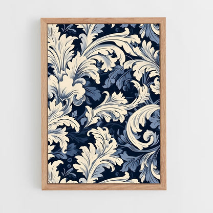 ap-baroque patterns-1 cadre Bois clair