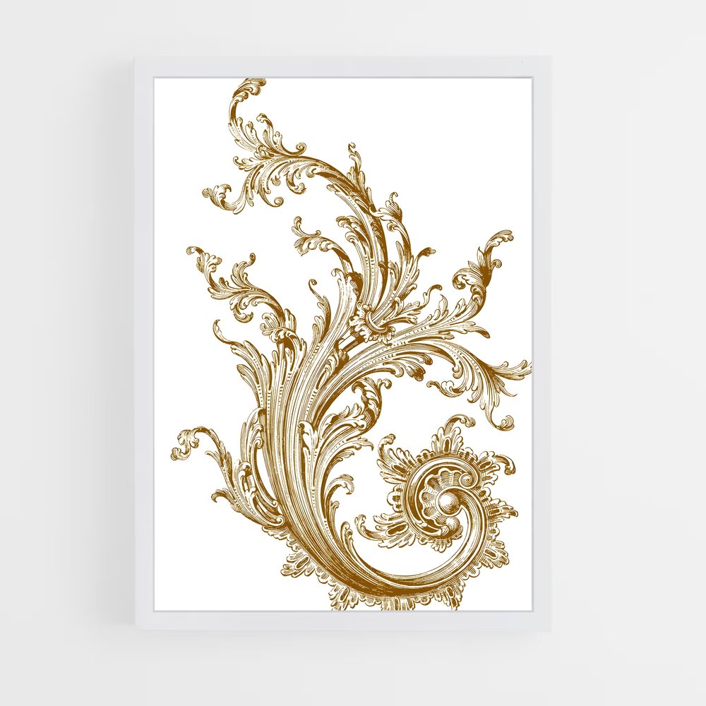 ap-baroque patterns-10 cadre Blanc